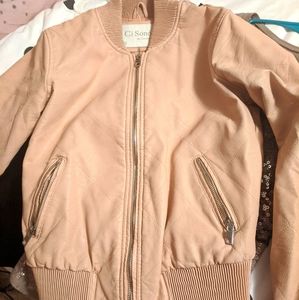 A pretty peach color jacket!